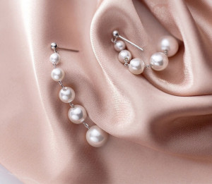 Cercei Din Argint cu Perla Model Lung 6 cm Elegante ARG197E