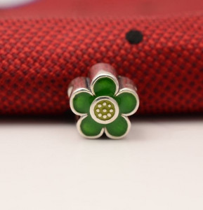 Charm 4 Culori Roz/Turcoaz/Mov/Verde -FLOARE-- CHA1071