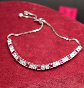 Bratara Din Argint Sparkling --PLAIN AFFECTION --ARG277D