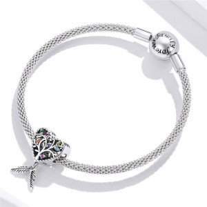 Charm Argint 925 -Tree of Life Multicolor-CHA1018C