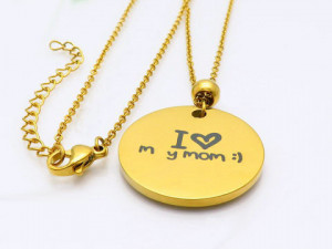 Lant Dama Inox - I Love you Mom-- cod LC304U