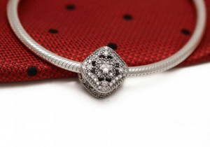 Charm Argint 925 -Piatra Transparenta- CHA1041
