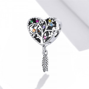 Charm Argint 925 -Tree of Life Multicolor-CHA1018C