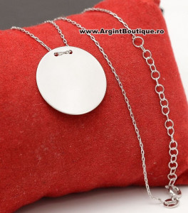 Colier cu lantisor din argint -- BANUT --ARG177A