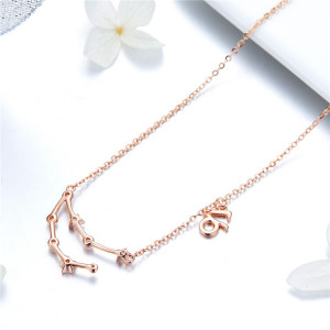Colier din argint cu Constelatia CAPRICORN cod ARG380k