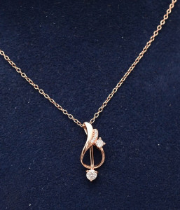 Colier din argint Silver Rain Drop ARG334B