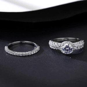 Inel Argint Set 2 in 1 Lady Thin Stack-- ARG357H
