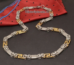 Lant Inox Auriu Argintiu Model Versace L17
