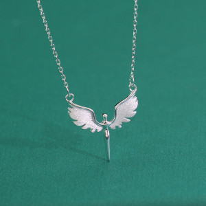 Lantisor Ingeras Din Argint 925 ---Angel Wings -- ARG04D