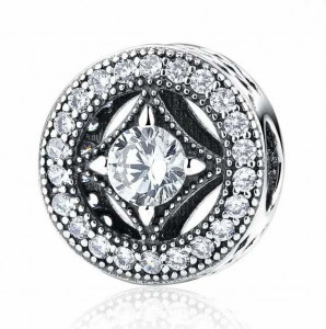 Talisman din argint cu cristale de Epoca Cha1096