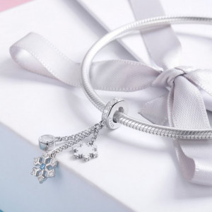 Charm Argint 925 -Snowflake -CHA1030C