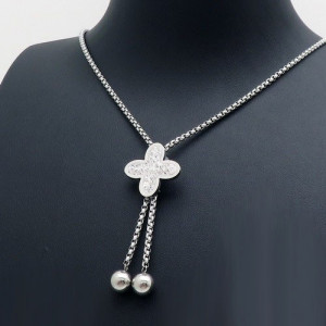 Lant Dama Inox --CRUCIULITA ARGINTIE -- cod L374Q