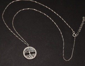 Lantisor Din Argint -- TREE OF LIFE-- ARG150A