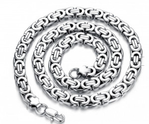 Set Lant Si Bratara Inox Model Byzantine Cod S77