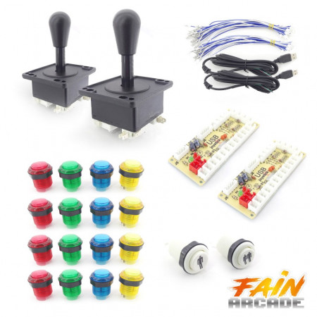 Kit Arcade Iluminat Joystick American style