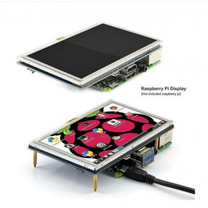 Display touch screen 5 inch Raspberry Pi 3 800x480