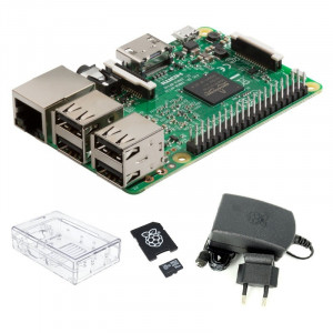 Kit Raspberry Pi 3 Model B+ PLUS card micro SD 16GB Kingstone