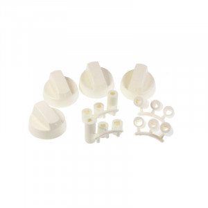 Butoane aragaz universale set 4 buc, adaptoare