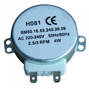 Motor rotire farfurie cuptor microunde 220-240 Volt, 2,5 - 3 rot/minut, 4 W, 50/60 H z