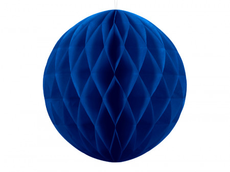 Decoratiune rotunda albastru navy Honeycomb 20cm