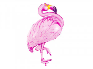 Balon roz Flamingo din folie 70x95 cm