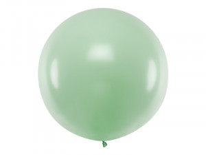 Balon jumbo verde pistachio rotund 1 metru