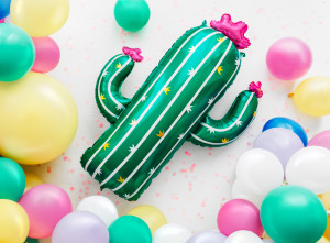 Balon folie Cactus color din folie 60x82 cm