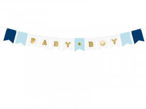 Banner stegulete Baby Boy 15x160 cm