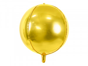 Balon sfera aurie din folie 40 cm