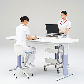 Okamura Swift Medica Swift Medica Electric Lifting Type Nurse Table