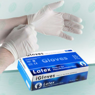 Medicinske Latex rukavice ,kutija 100 rukavica , Latex Gloves