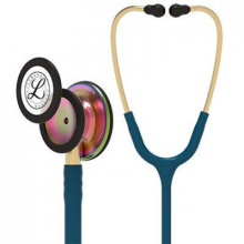 Littmann® Classic III™ Monitoring Stethoscope, Rainbow-Finish, Caribbean Blue