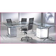 Glass office Bleck Rain