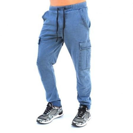 МЪЖКО СИНЬО ДЕНИМ КАРГО ДОЛНИЩЕ MONI CARGO DENIM ПРОЛЕТ ЕСЕН