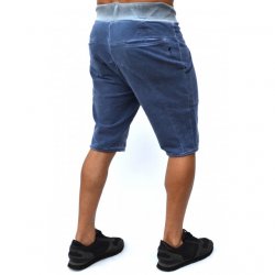 МЪЖКИ КЪСИ ПАНТАЛОНИ RELIO BLUE OIL DYE SHORTS С ИЗБЕЛВАНЕ ПО ШЕВОВЕТЕ