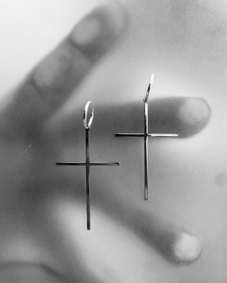 Cross earrings