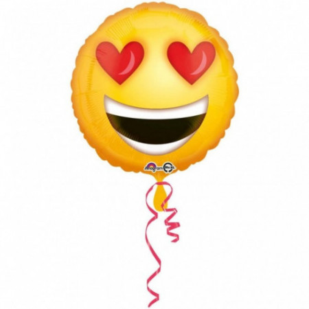 Balon Smiley Love