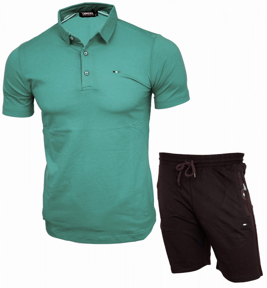 Compleu barbati tricou polo + pantaloni scurti TM31