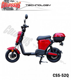 COLOSSUS Električni bicikl Litijumska baterija+ gratis kofer crveni CSS-52Q