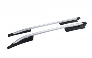 Set bare longitudinale portbagaj auto culoare argintie dedicate pentru MITSUBISHI L200 (Mk4) DOUBLE CAB 06-14