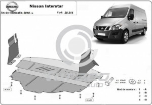 Scut motor metalic Nissan Interstar