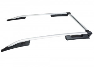 Set bare longitudinale portbagaj auto culoare argintie dedicate pentru MITSUBISHI L200 (Mk5) DOUBLE CAB 15-