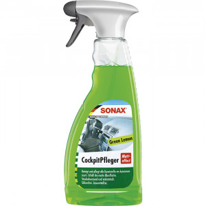 Solutie lemon fresh curatare bord cu laveta din microfibra Sonax
