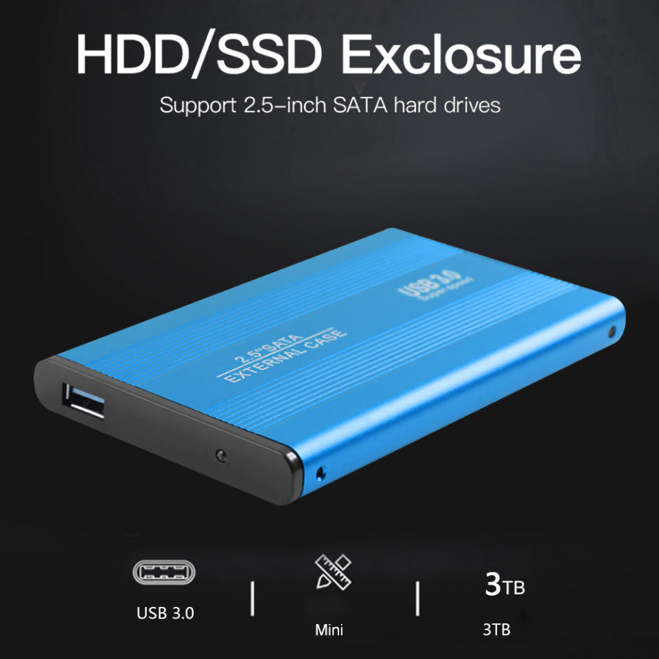 Pointer Lull heritage Rack extern pentru HDD sau SSD laptop 2.5'' / SATA - USB 3.0, Carcasa  metalica iNEXUS Premium