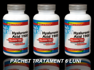 Best Hyaluronic Acid 1900 si Colagen de Tip 2, Tratament Naturist Artrita Reumatoida Coxartroza Gonartroza - 6 LUNI Pret Hialuronic *