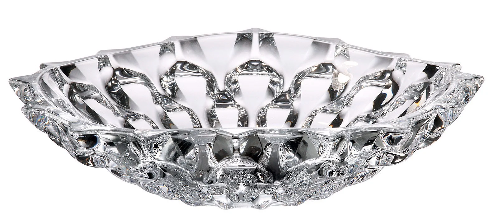 Bol intins Platou de Cristal Bohemia