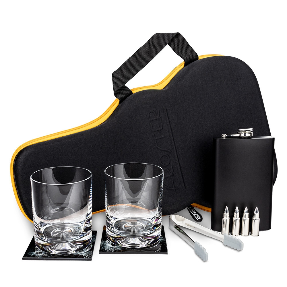 Guitar Whisky Set - Set de whisky in carcasa Elegance cu forma de chitara