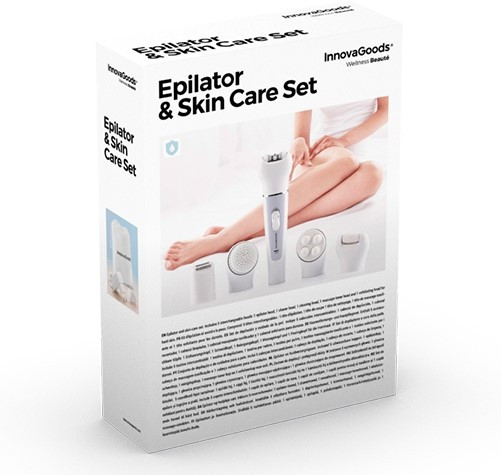 Set de epilare si ingrijire a pielii 5 in 1 InnovaGoods