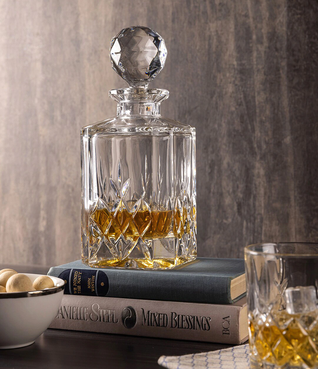 Set de cristal decantor + 6 pahare