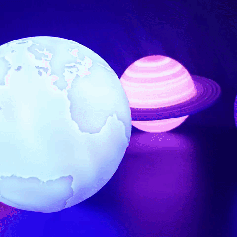 Lampa 3D Planeta Pamant